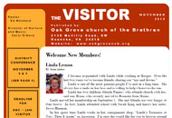 The Visitor - Oak Grove Church of the Brethren newsletter